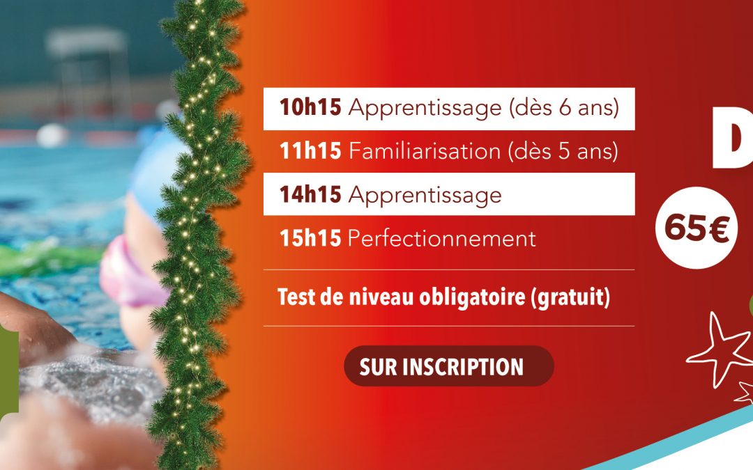 STAGES DE NATATION ENFANTS NOËL
