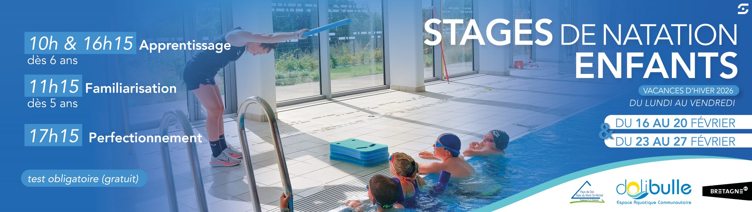 STAGES DE NATATION ENFANTS