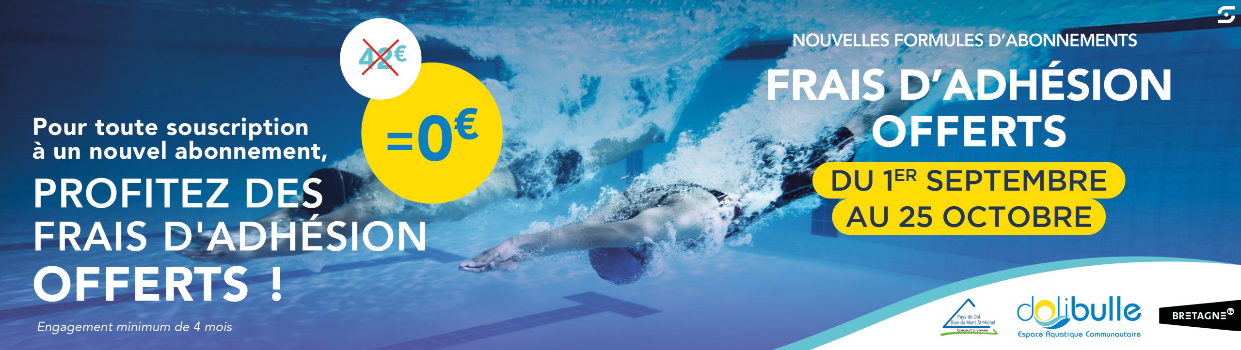 FRAIS D'ADHÉSION OFFERTS